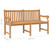 Patio Bench 59.1" Solid Teak Wood