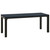 Patio Bench 43.3" Steel and WPC Black