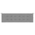 Garden Bench Cushion Gray 70.9"x19.7"x1.2" Oxford Fabric