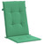 Garden Highback Chair Cushions 2 pcs Green 47.2"x19.7"x1.2" Fabric