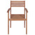 Patio Chairs 2 pcs with Taupe Cushions Solid Teak Wood