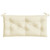 Garden Bench Cushion Cream White 43.3"x19.7"x2.8" Oxford Fabric