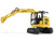 Komatsu PC78US-11 Excavator Yellow 1/50 Diecast Model by DCP/First Gear