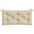 Garden Bench Cushion Beige 39.4"x(19.7"+19.7")x2.8" Oxford Fabric
