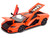 Lamborghini Countach LPI 800-4 Orange with Red Interior "Special Edition" 1/18 Diecast Model Car
