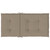 Garden Lowback Chair Cushions 2 pcs Taupe 39.4"x19.7"x1.2" Oxford Fabric