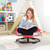 Kids Sensory Swivel Chair Elephant Petal 360?° Spinning Chair-Red - Color: Red