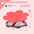 Kids Sensory Swivel Chair Elephant Petal 360?° Spinning Chair-Red - Color: Red