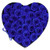 Forever Flowers, 27 Preserved Roses in a Heart Shape Box, Eternal Flowers Immortal Bouquet Birthday