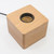 Wood Light Base With Screw Socket