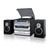 Trexonic 3-Speed Vinyl Turntable  Home Stereo System with CD Player, Double Cassette Player, Blueto