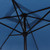  Garden Parasol with Metal Pole 118"x78.7" Azure