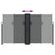  Retractable Side Awning Anthracite 55.1"x472.4