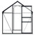  Greenhouse with Base Frame Anthracite Aluminum 38.9 ft