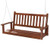 2-Person Wooden Outdoor Porch Swing with 500 lbs Weight Capacity-Brown