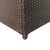 Patio Storage Box Brown 47.2"x19.7"x23.6" Poly Rattan