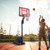 Basketball Hoop with 5-10 Feet Adjustable Height for Indoor Outdoor - Color: Black