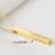 Personalized Mother Necklace, 4 Side Bar Necklace, Kids Names Necklace