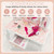 2-in-1 Kids Vanity Table Set with Tri-folding Mirror-Pink - Color: Pink