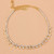 Rhinestone Water Drop Anklet Foot Jewelry for Women Silver/Gold