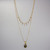 Labradorite Layered Pendant and Beads Necklace