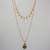 Labradorite Layered Pendant and Beads Necklace