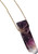 Natural Amethyst Bar 18k Gold Necklace (Copy)