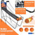 Foldable Single Shot Basketball Arcade Game with Electronic Scorer and Basketballs