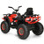 12 V Kids Electric 4-Wheeler ATV Quad with MP3 and LED Lights-Red - Color: Red