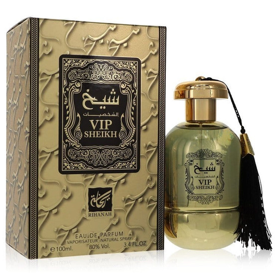 Rihanah VIP Sheikh by Rihanah Eau De Parfum Spray (Unisex) 3.4 oz (Men) V728-556435