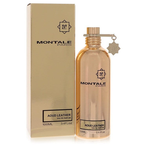 Montale Aoud Leather by Montale Eau De Parfum Spray (Unisex) 3.4 oz (Women) V728-540123