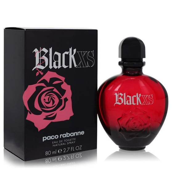 Black XS by Paco Rabanne Eau De Toilette Spray 2.7 oz (Women) V728-439623
