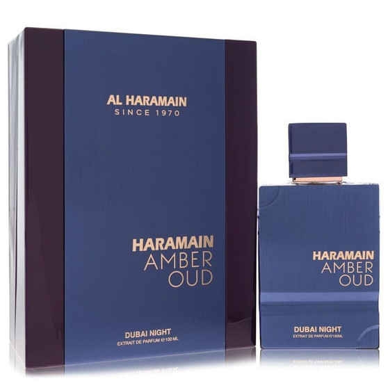 Al Haramain Amber Oud Dubai Night by Al Haramain Extrait De Parfum Spray 3.33 oz (Men) V728-569090