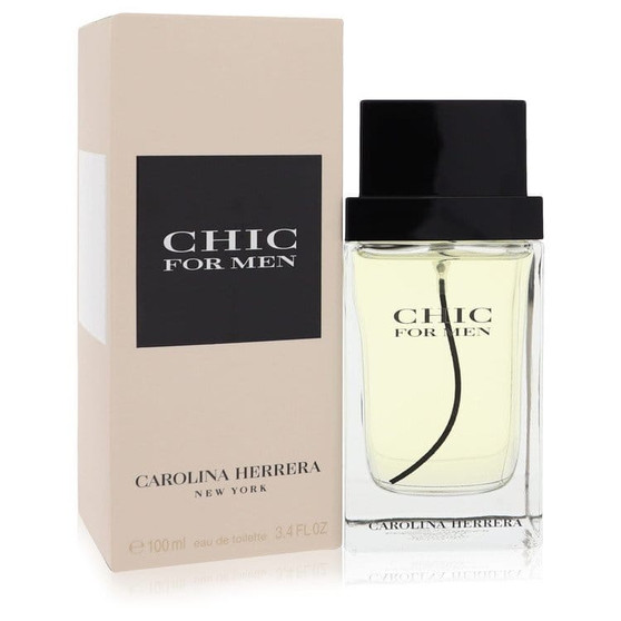Chic by Carolina Herrera Eau De Toilette Spray 3.4 oz (Men) V728-418312