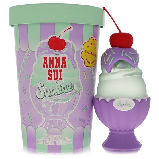 Anna Sui Sundae Violet Vibe by Anna Sui Eau De Toilette Spray 1.7 oz (Women) V728-566106