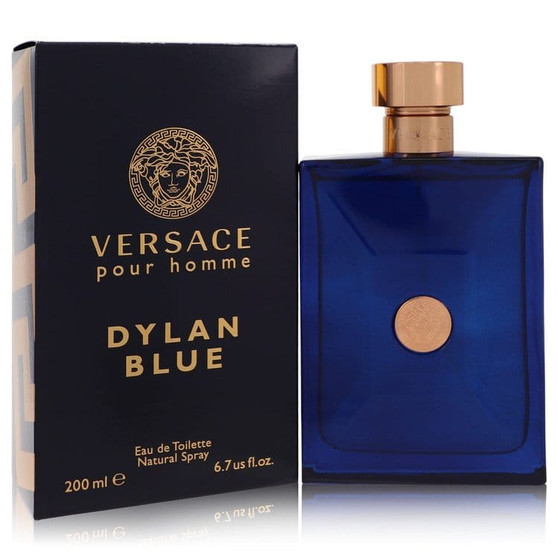 Versace Pour Homme Dylan Blue by Versace Eau De Toilette Spray 6.7 oz (Men) V728-534787