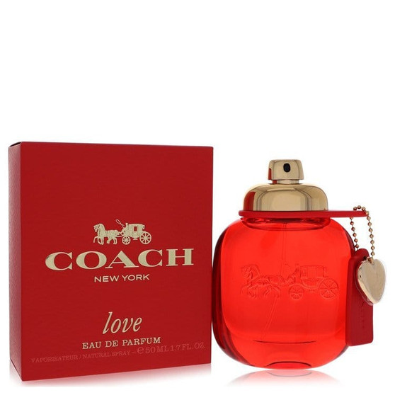 Coach Love by Coach Eau De Parfum Spray (red packaging) 1.7 oz (Women) V728-567691