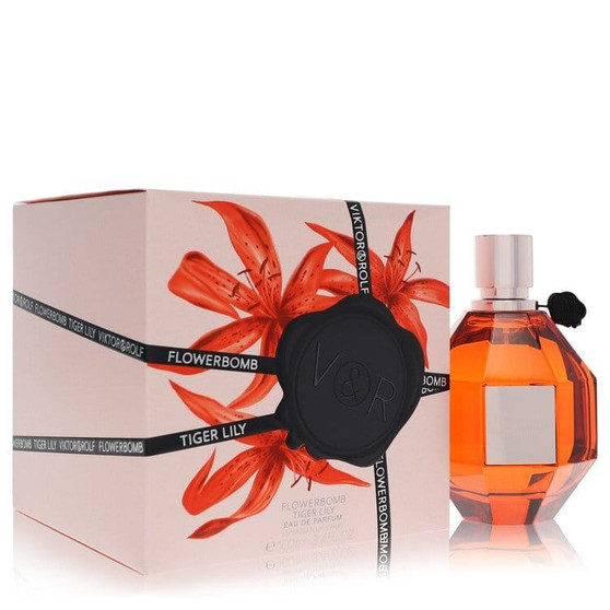 Flowerbomb Tiger Lily by Viktor & Rolf Eau De Parfum Spray 3.4 oz (Women) V728-564932