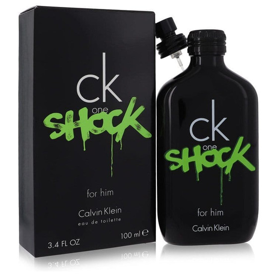 CK One Shock by Calvin Klein Eau De Toilette Spray 3.4 oz (Men) V728-483213
