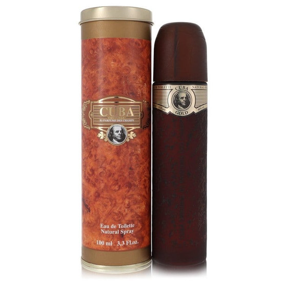 Cuba Gold by Fragluxe Eau De Toilette Spray 3.4 oz (Men) V728-402982