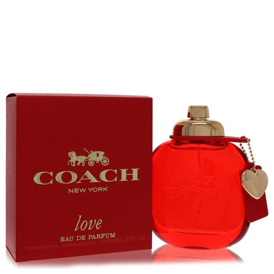 Coach Love by Coach Eau De Parfum Spray (red packaging) 3 oz (Women) V728-564537