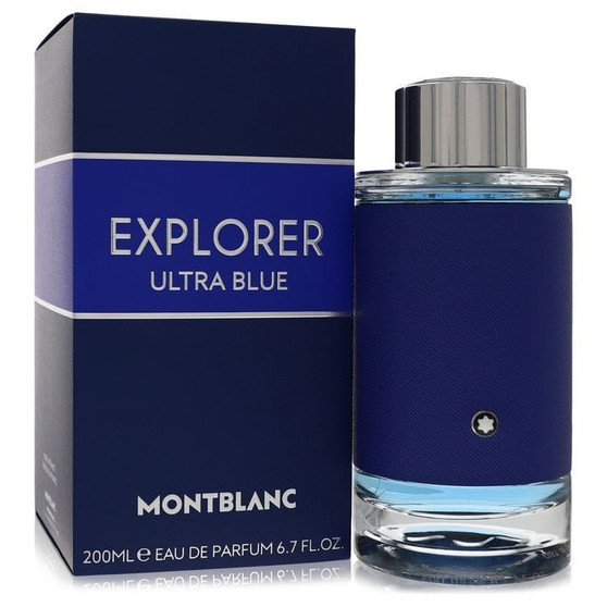 Montblanc Explorer Ultra Blue by Mont Blanc Eau De Parfum Spray 6.7 oz (Men) V728-566042