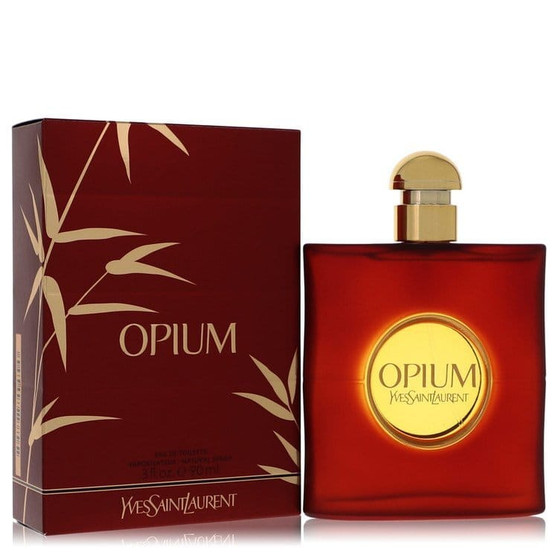 Opium by Yves Saint Laurent Eau De Toilette Spray (New Packaging) 3 oz (Women) V728-467432