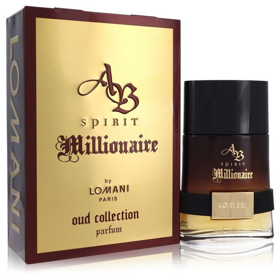 Spirit Millionaire Oud Collection by Lomani Eau De Parfum Spray 3.3 oz (Men) V728-562943