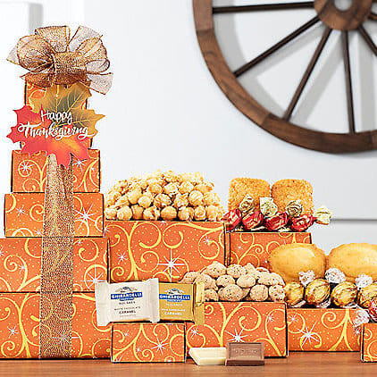 Thanksgiving Treats : Gourmet Gift Tower Z954-WC-678