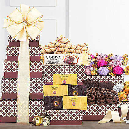 Godiva Treasures: Premium Chocolate Gift Tower Z954-WC-664