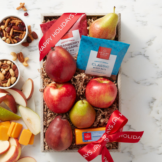 Healthy Holiday: Fruit & Cheese Gift Basket Z954-GC-5401