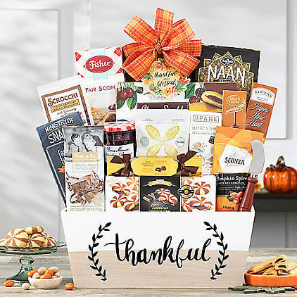 Thankful: Fall Gourmet Gift Basket Z954-WC-696