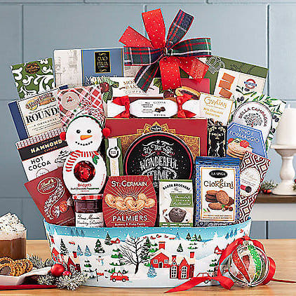 Festive Delights: Christmas Holiday Gift Basket Z954-WC-603