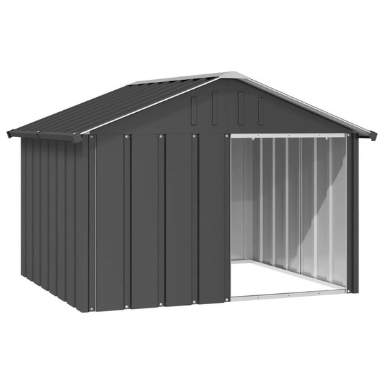  Dog House Anthracite Galvanized Steel 45.9x40.6x32.1 in Durable A949-171540